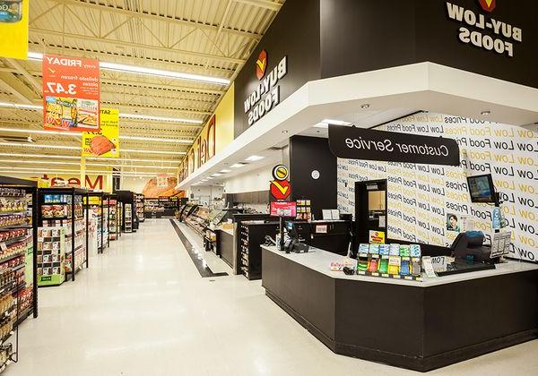 Cree Lighting's bright and ambient led retail lighting at Buy-Low Foods